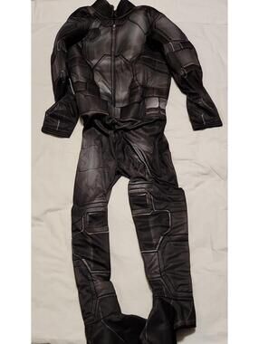 Black Spiderman Halloween Costume Boy's Large 12  Marvel Far From Home Muscular